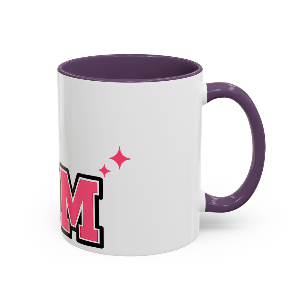Mom Coffee Mug — Pink Floral Hummingbird Accent Mug for Mother's Day
