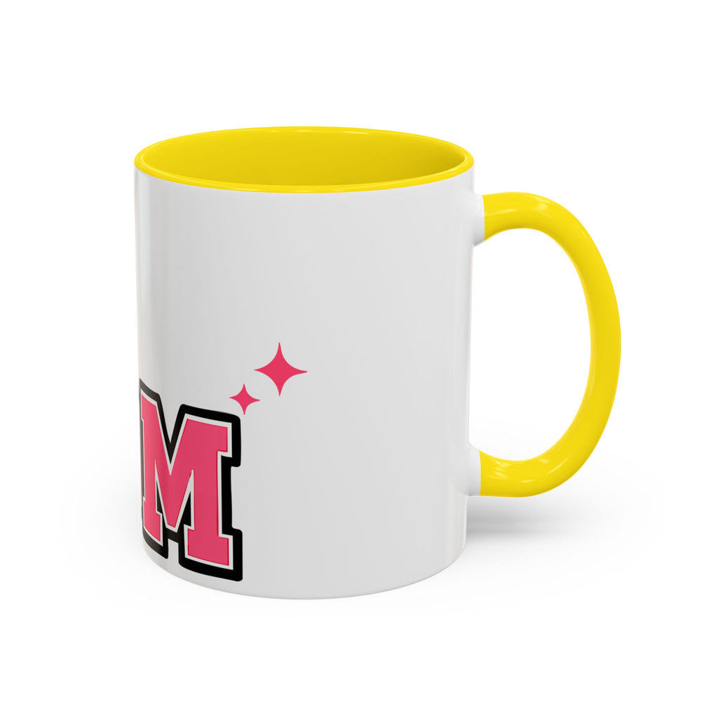 Mom Coffee Mug — Pink Floral Hummingbird Accent Mug for Mother's Day