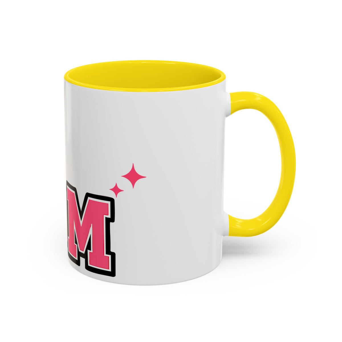 Mom Coffee Mug — Pink Floral Hummingbird Accent Mug for Mother's Day
