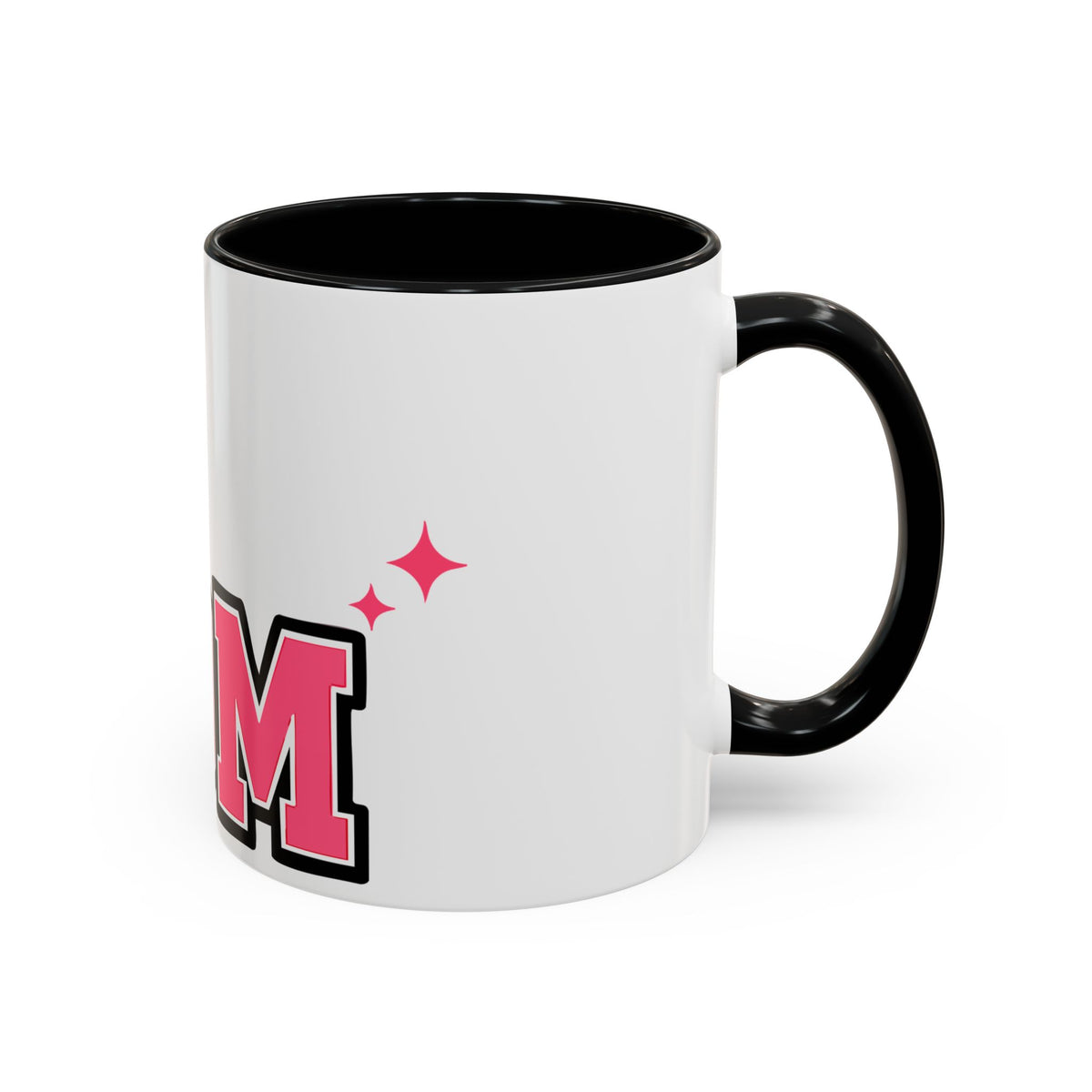 Mom Coffee Mug — Pink Floral Hummingbird Accent Mug for Mother's Day