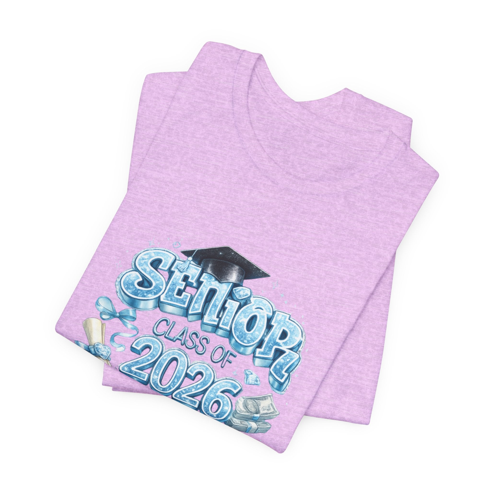 Senior Class of 2026 T-Shirt — Graduation Tee with Cap & Diploma Design