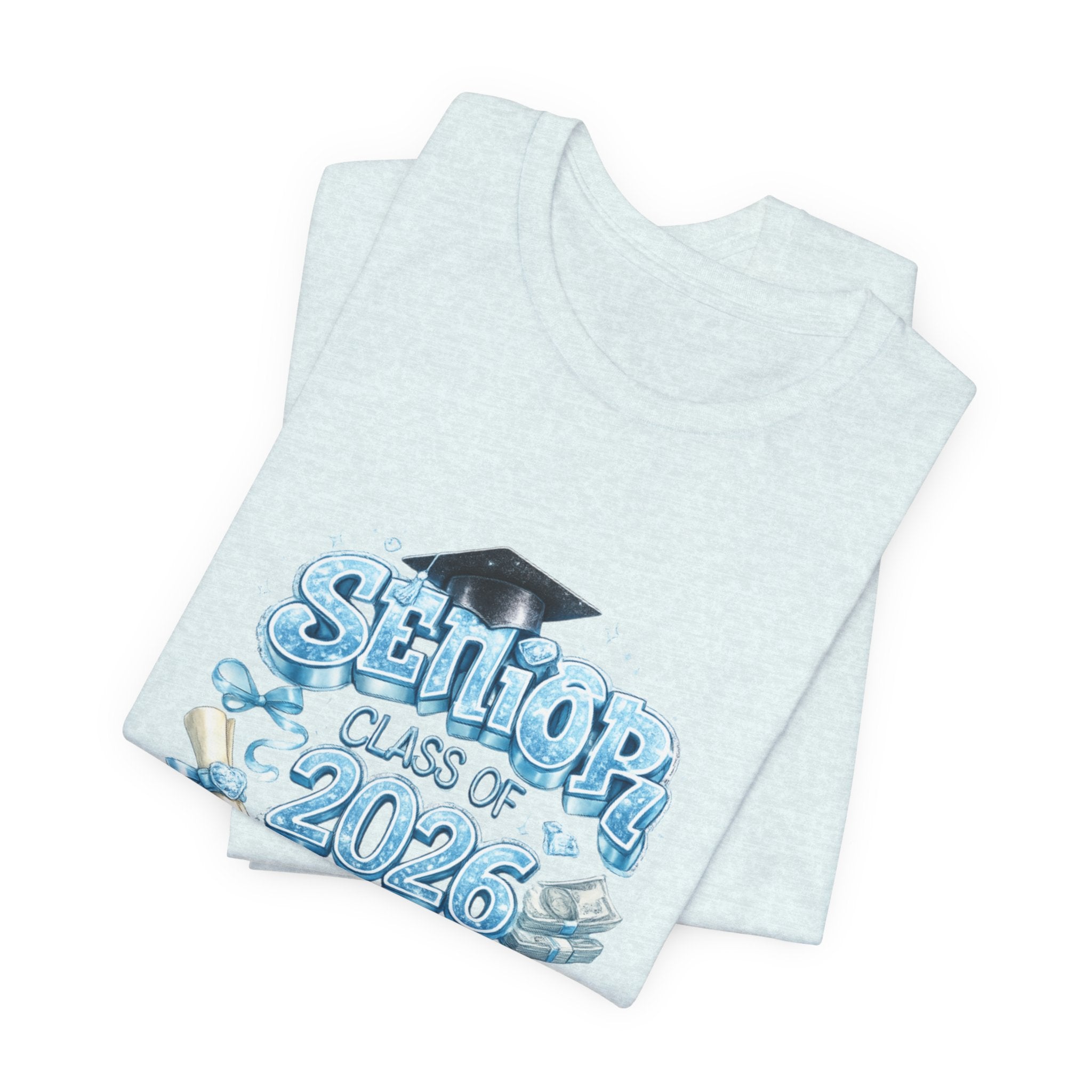 Senior Class of 2026 T-Shirt — Graduation Tee with Cap & Diploma Design
