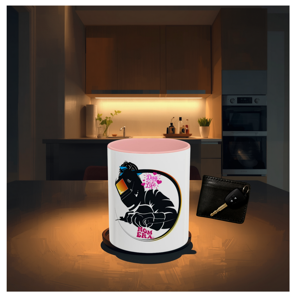 Welder Mom Coffee Mug — "Day in the Life" Accent 11/15oz