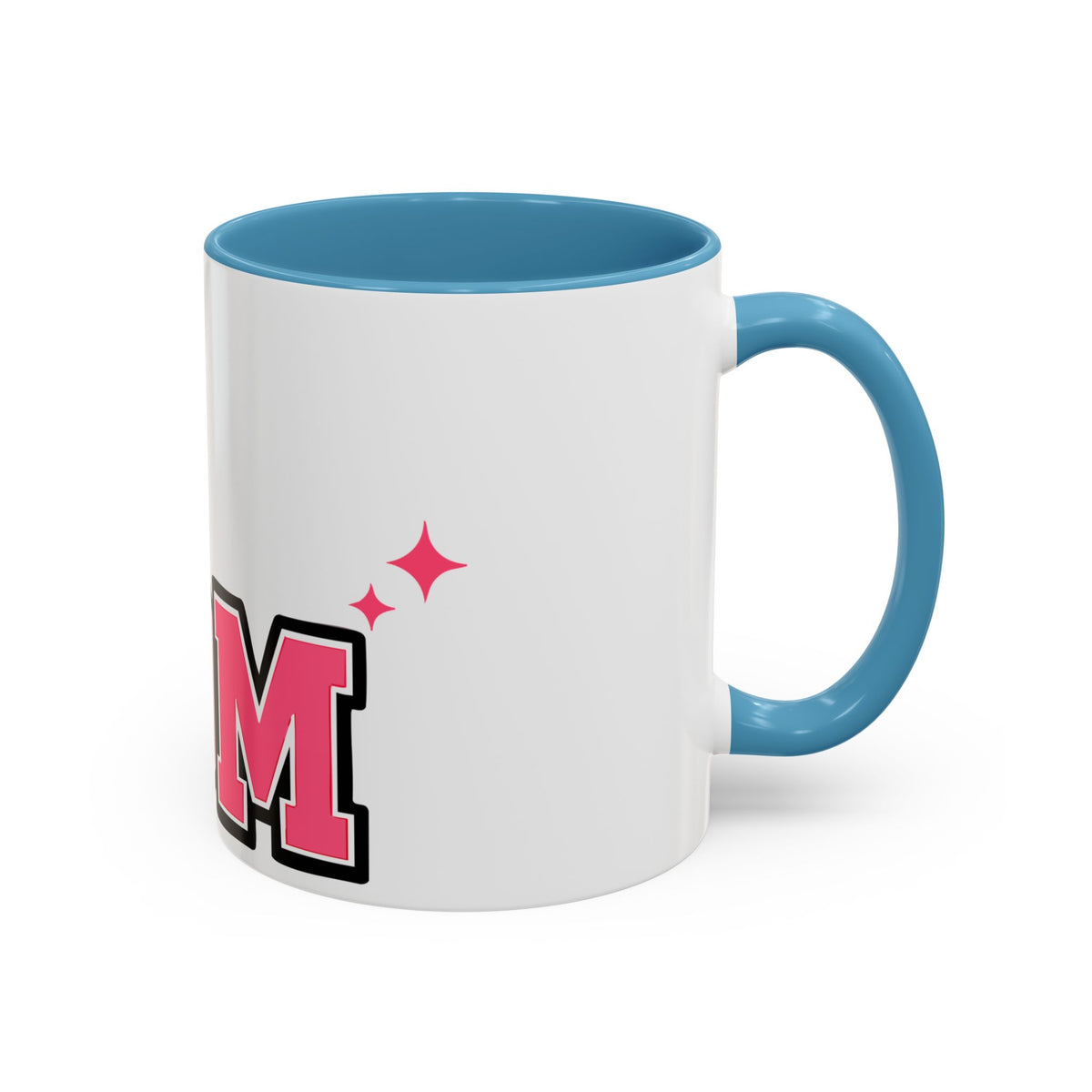 Mom Coffee Mug — Pink Floral Hummingbird Accent Mug for Mother's Day