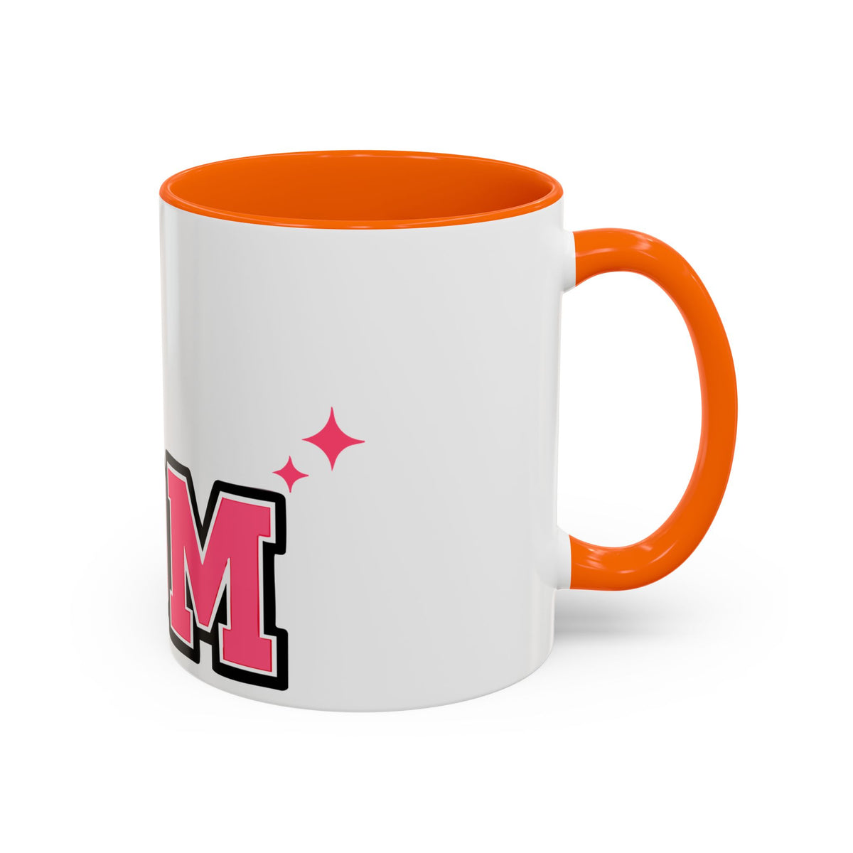 Mom Coffee Mug — Pink Floral Hummingbird Accent Mug for Mother's Day