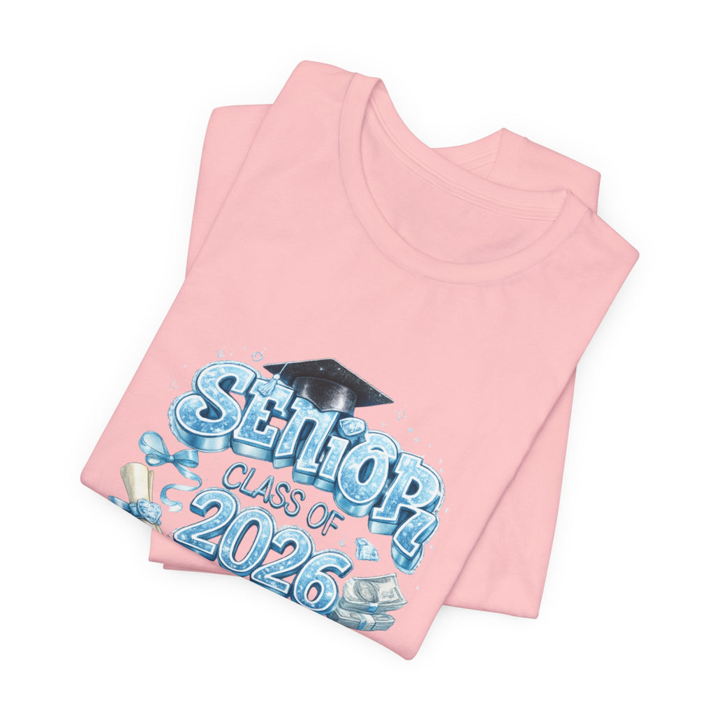 Senior Class of 2026 T-Shirt — Graduation Tee with Cap & Diploma Design